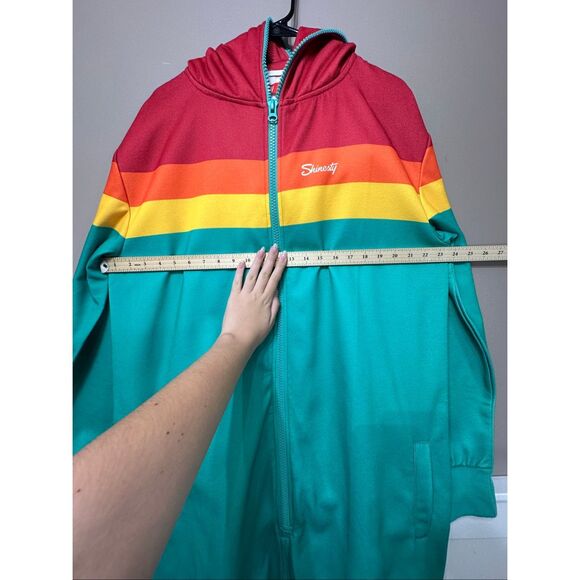 NWOT Shinesty The Backcountry Bomber Retro 70s Onesie Men's Large - Picture 9 of 14